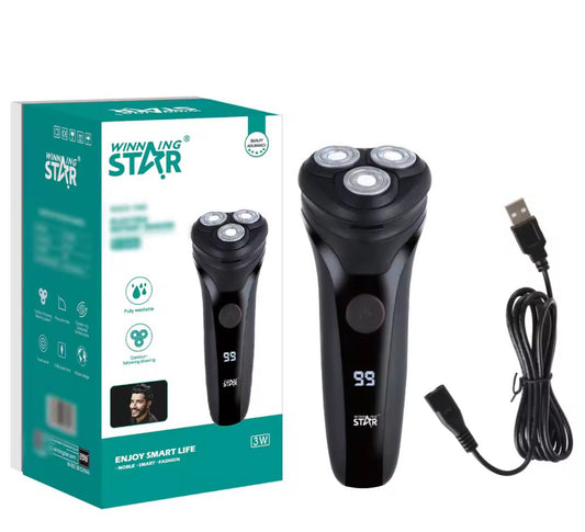 WINNING STAR, RASOIR ELECTRIQUE PRO-RASAGE PRECIS ET CONFORTABLE